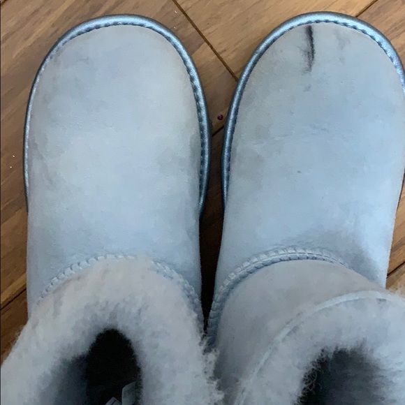 Light Blue Mini Bailey Bow II Uggs - Picture 5 of 7